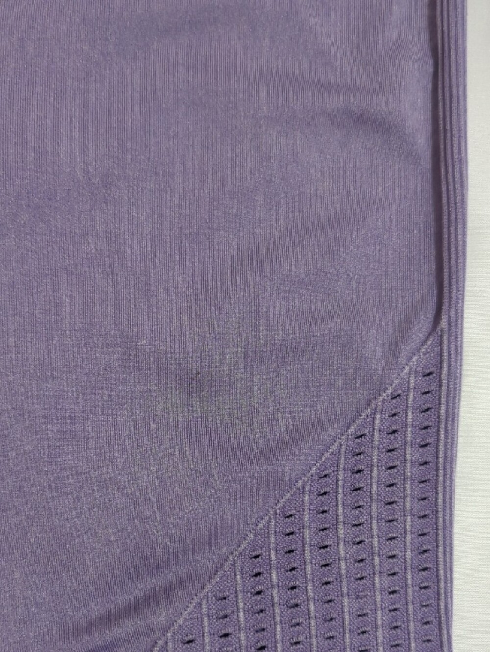 Fabletics Sync Seamless High-Waisted 7/8 Legging, Color Washed Violetta Size M - Picture 10 of 16
